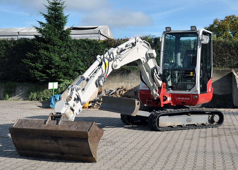 Baumaschine im Einsatz